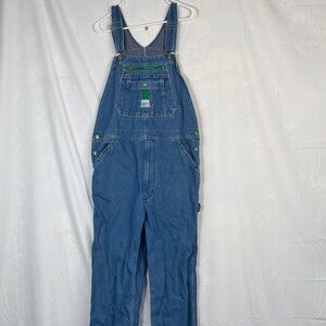 liberty Men's Relaxed Blue Denim Overalls